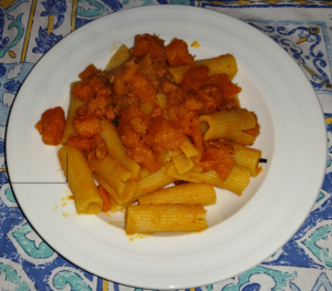 pasta zucca salsiccia