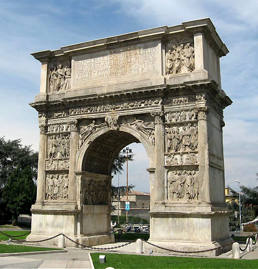 Benevento, arco di Traiano