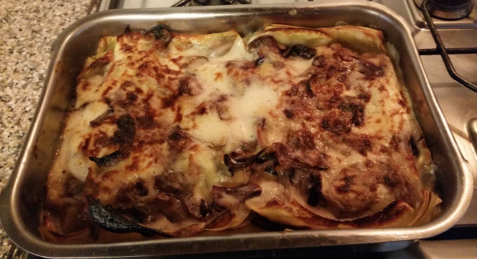 pasticcio al radicchio